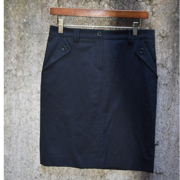 Theory Dresses & Skirts - Theory Donna Black Tailor Pencil Skirt – Size 2 – NWT